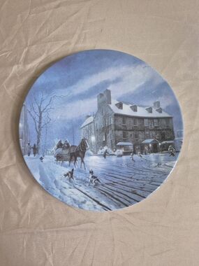 W.S. George "Heading Home" H.T. Becker Collector Plate Vintage